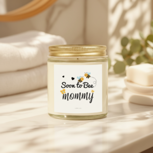soon to bee mommy candles
